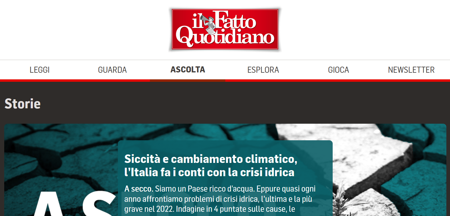 Siccità e cambiamento climatico lItalia fa i conti con la crisi