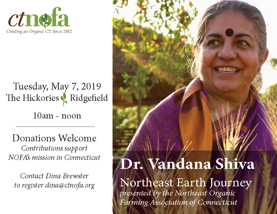 Vandana Shiva: Northeast Earth Journey – Connecticut – Navdanya ...