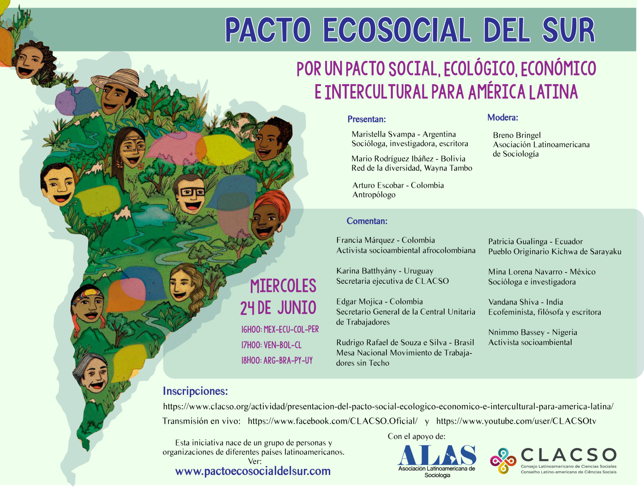 Presentación del Pacto Ecosocial del Sur. Por un Pacto Social